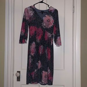 Soma - floral 3/4 sleeve soft floral dress
